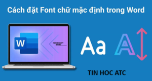 Trung tam tin hoc o thanh hoa Mỗi lần mở Microsoft Word để soạn thảo, bạn lại phải tốn thời gian chỉnh lại phông chữ và kích thước chữ
