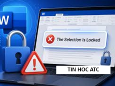 Hoc tin hoc van phong o Thanh Hoa Đang soạn thảo văn bản hay chỉnh sửa báo cáo quan trọng trên Microsoft Word thì đột nhiên thanh công cụ bị