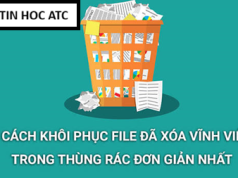 Học tin học thực hành ở thanh hóa Cảm giác lỡ tay nhấn tổ hợp phím "hủy diệt" Shift + Delete hay tiện tay bấm "Empty Recycle Bin" dọn sạch