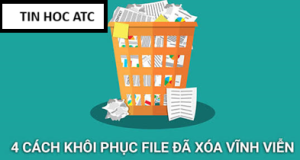 Học tin học thực hành ở thanh hóa Cảm giác lỡ tay nhấn tổ hợp phím "hủy diệt" Shift + Delete hay tiện tay bấm "Empty Recycle Bin" dọn sạch
